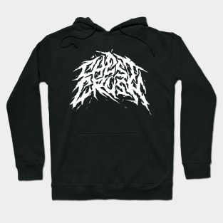 CHESTCRUSH - White Logo Hoodie